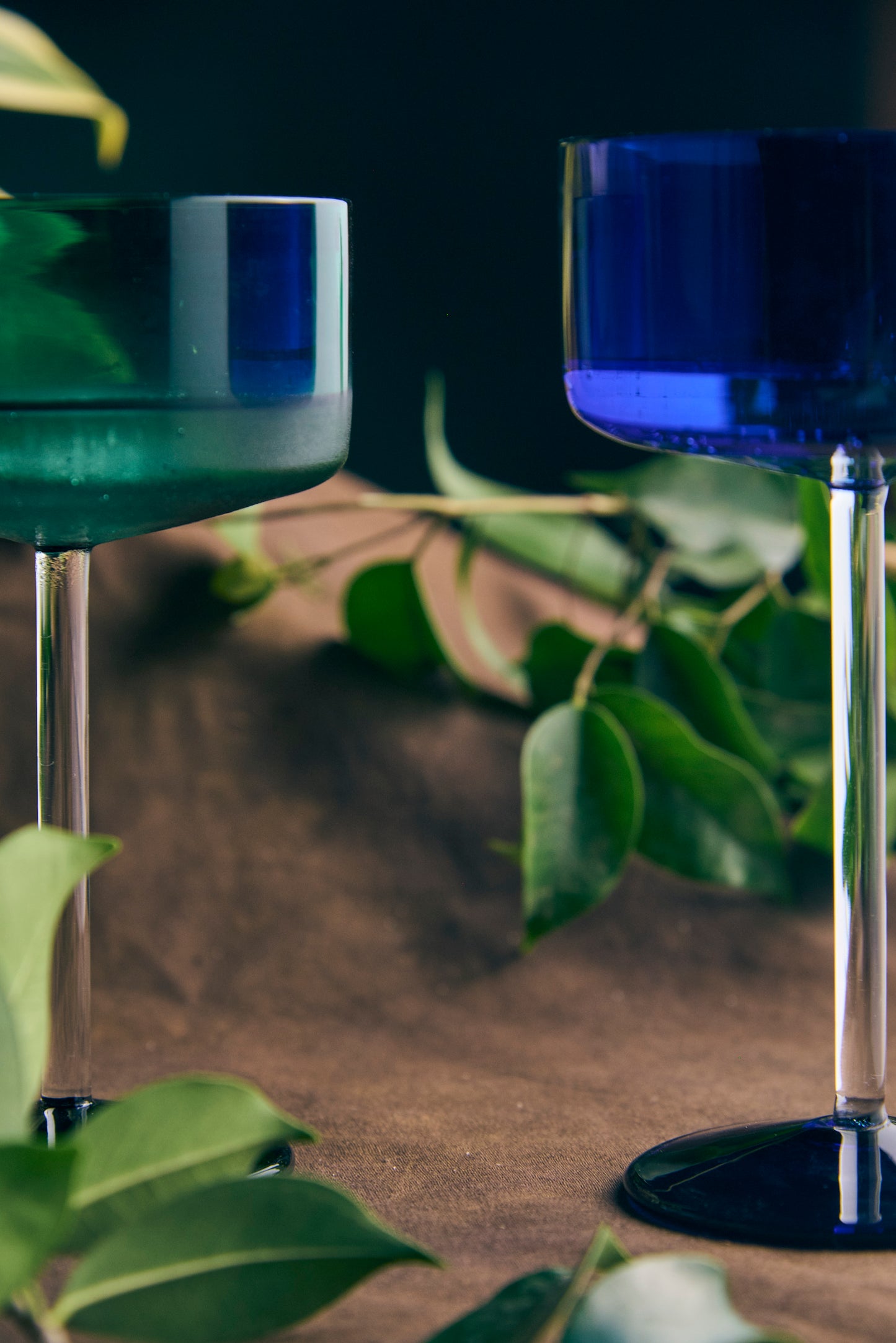 Coloured Bougie Designer Glass | 200 ml | Set of 2, 4, 6