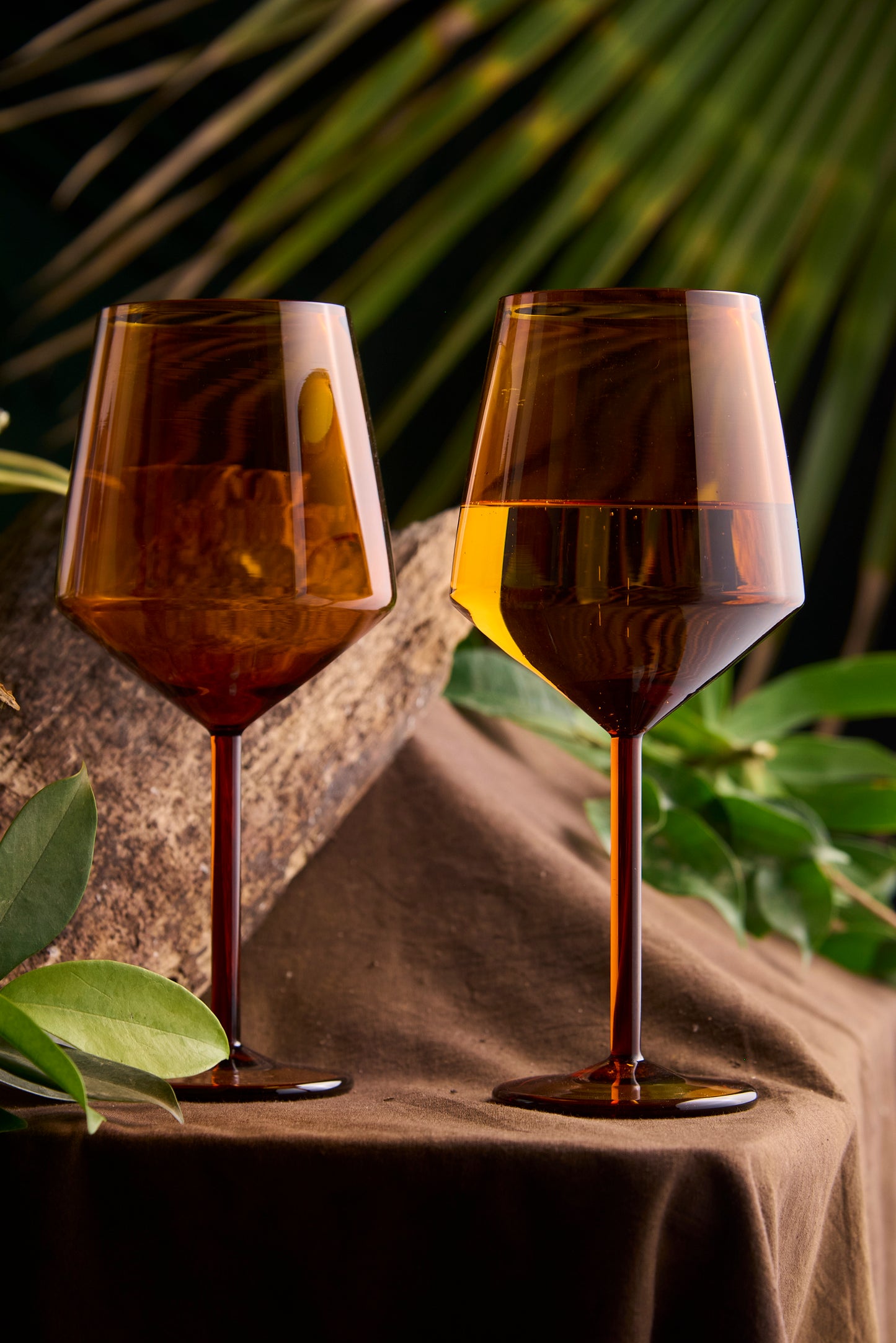 Coloured Tube Wine Glass | 400 ml | Set of 2, 4, 6