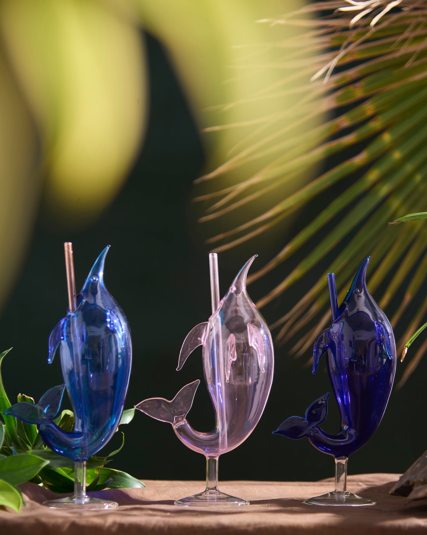 Coloured Dolphin Sip Cocktail | 400 ml | Set of 2, 4, 6