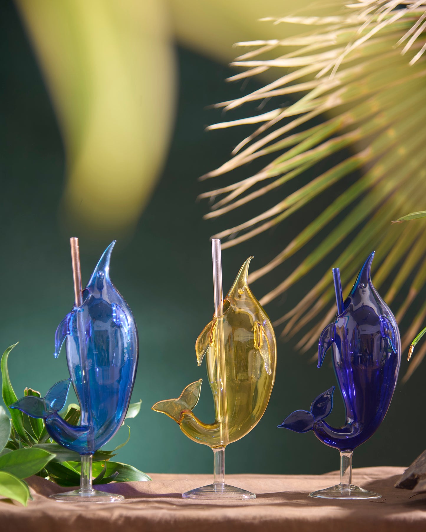 Coloured Dolphin Sip Cocktail | 400 ml | Set of 2, 4, 6