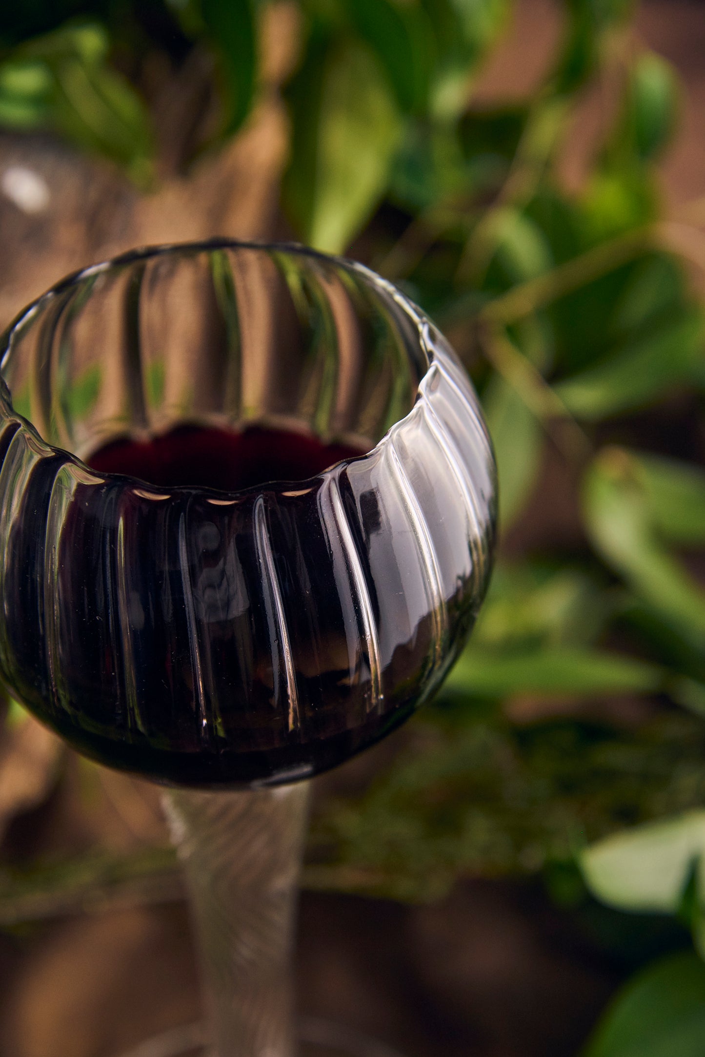 Ribbed Randy Designer Glass | 400 ml | Set of 2, 4, 6