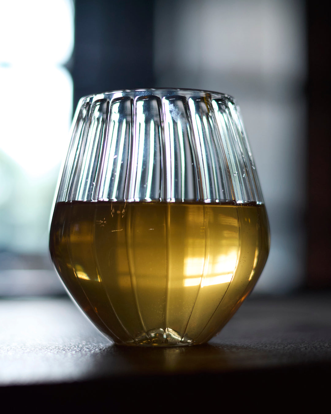 Chill Ribs Fluted Whiskey Glass | 500 ml