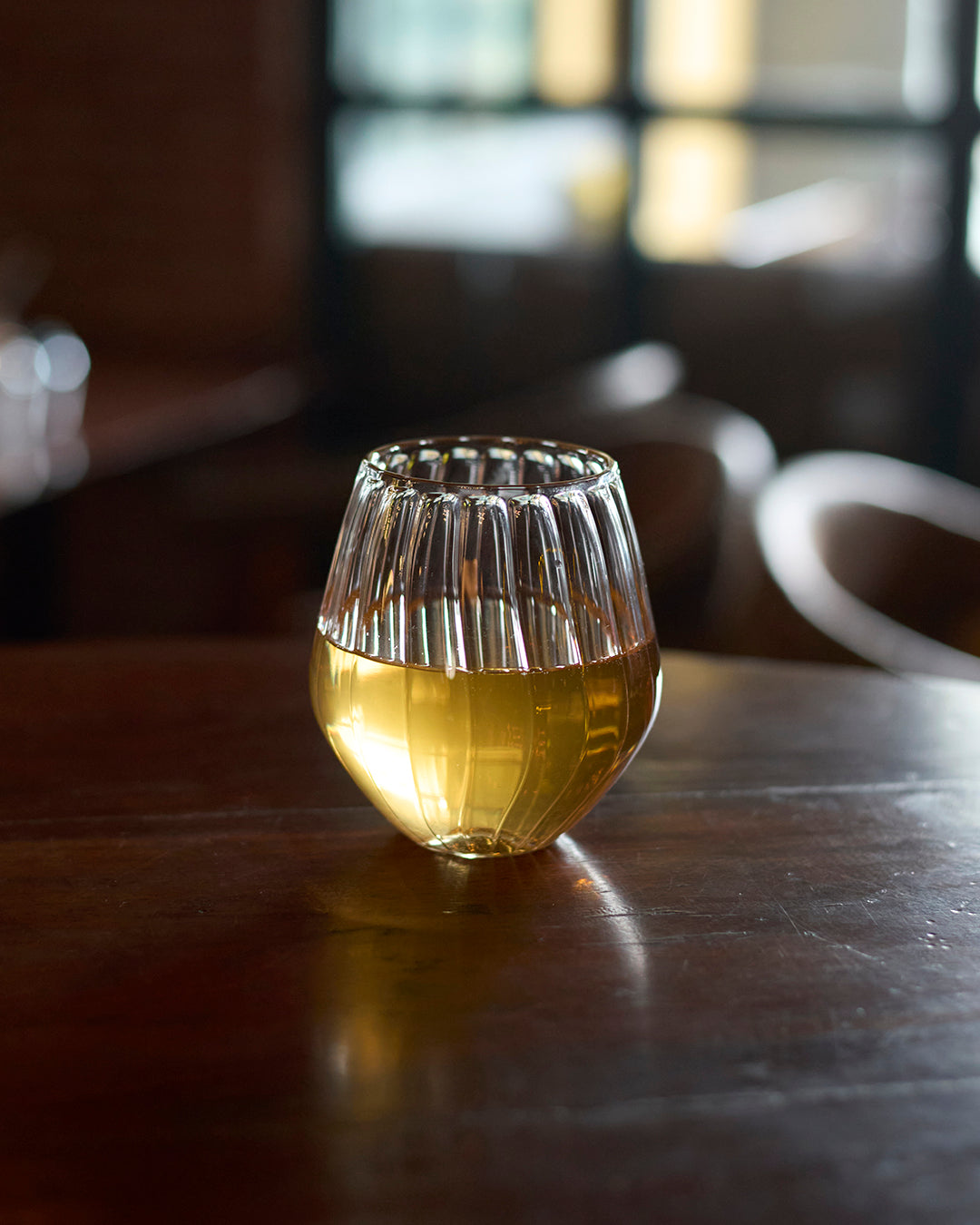 Chill Ribs Fluted Whiskey Glass | 500 ml