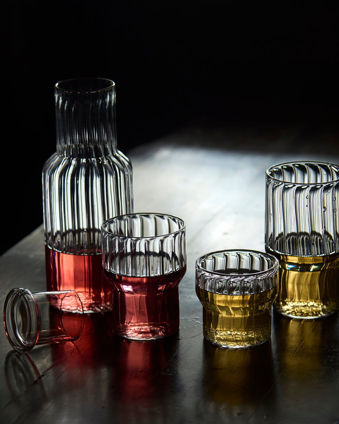 Contour Fluted Water Glass | 350 ml