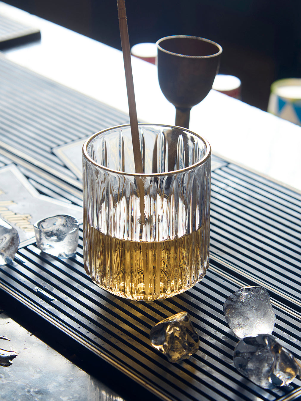 Potli Flutes Whiskey Glass | Set of 6