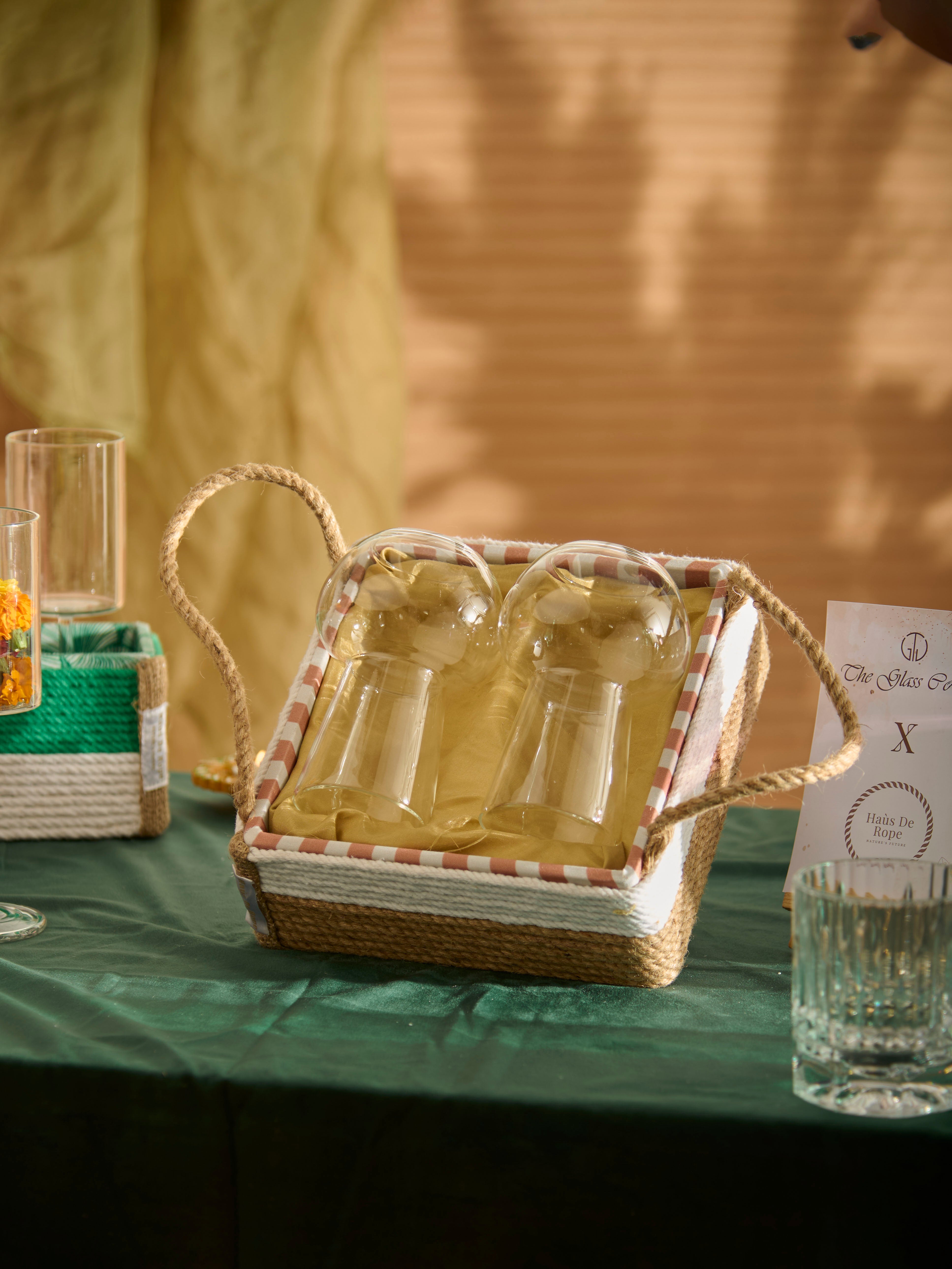 Shroomy Rush Designer Glass with Gift Box | Set of 2