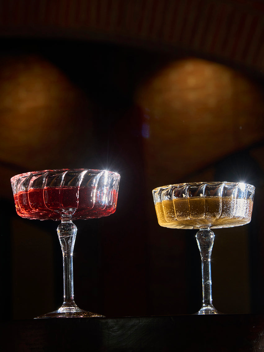 Mystic Mirage Fluted Mocktail Glass | 300 ml