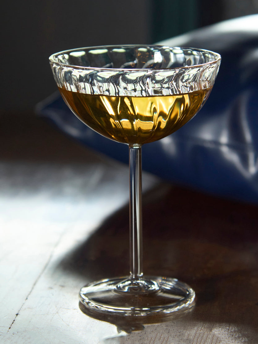 Twist & Sip Fluted Scoop Glass | 225 ml