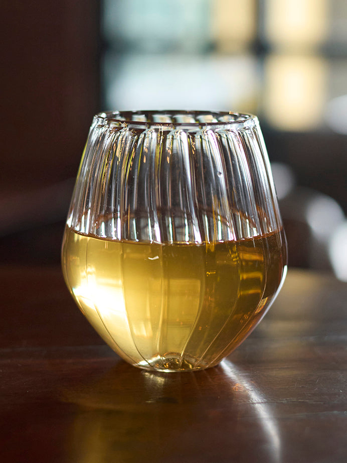 Chill Ribs Fluted Whiskey Glass | 500 ml