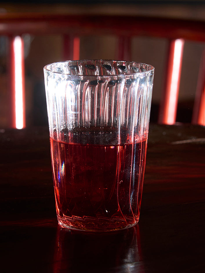 Ribbed Basic Boy Fluted Glass | 400 ml