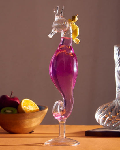 Sea-Horse-Splash Designer Glass | 275ml