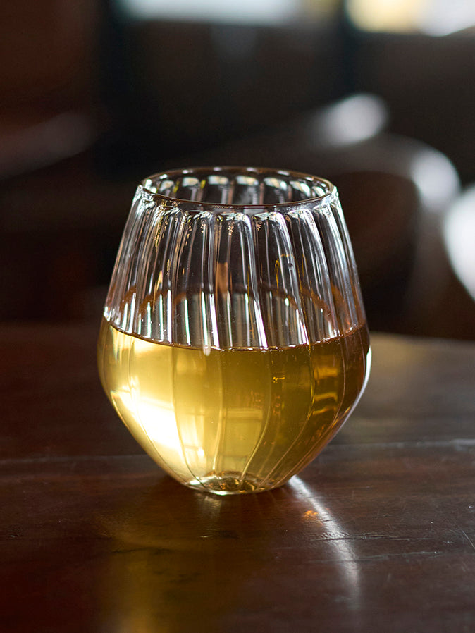 Chill Ribs Fluted Whiskey Glass | 500 ml