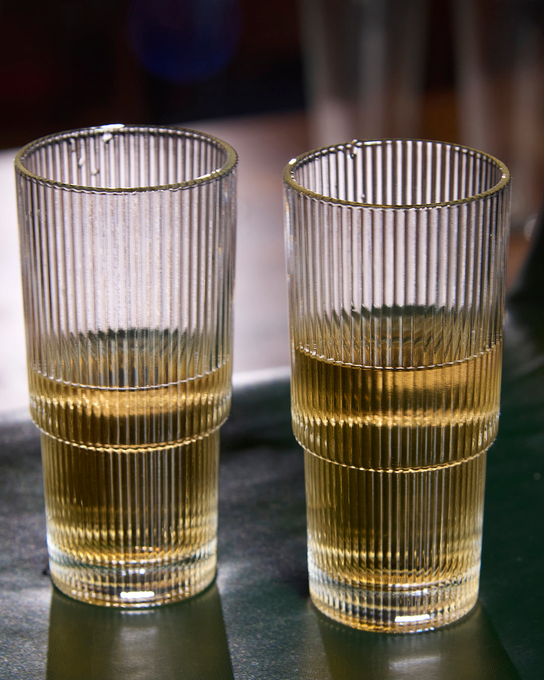 Ribbed Drinking Glass | Set of 6