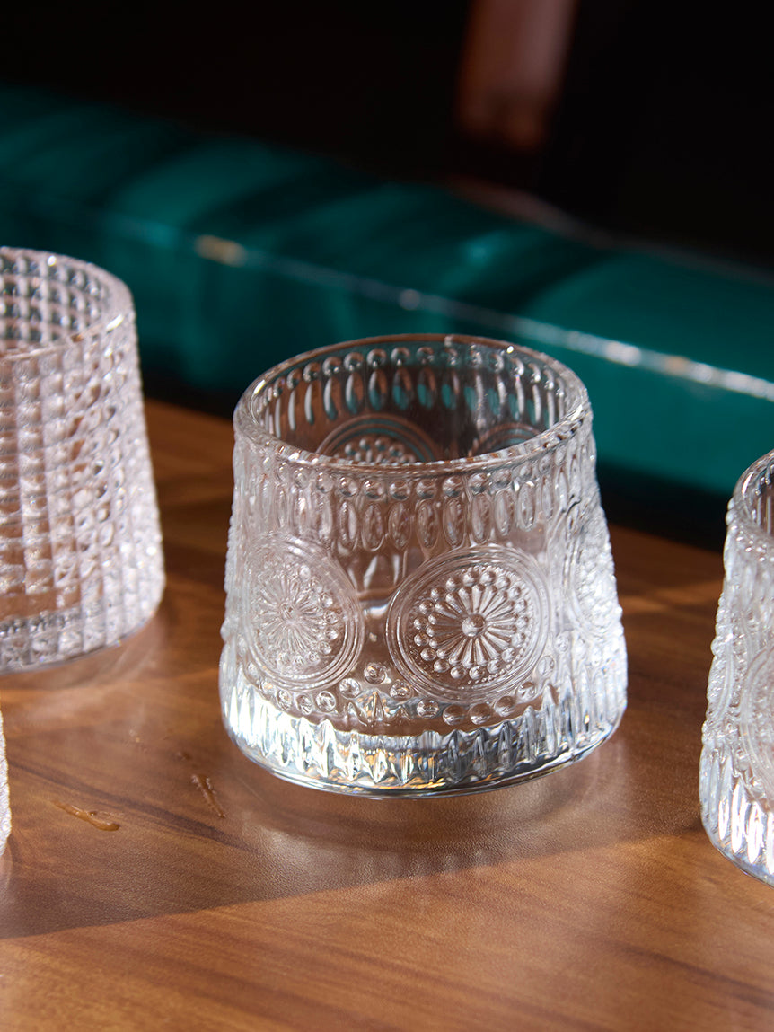 Mandala Dancing Whiskey Glass | Set of 6