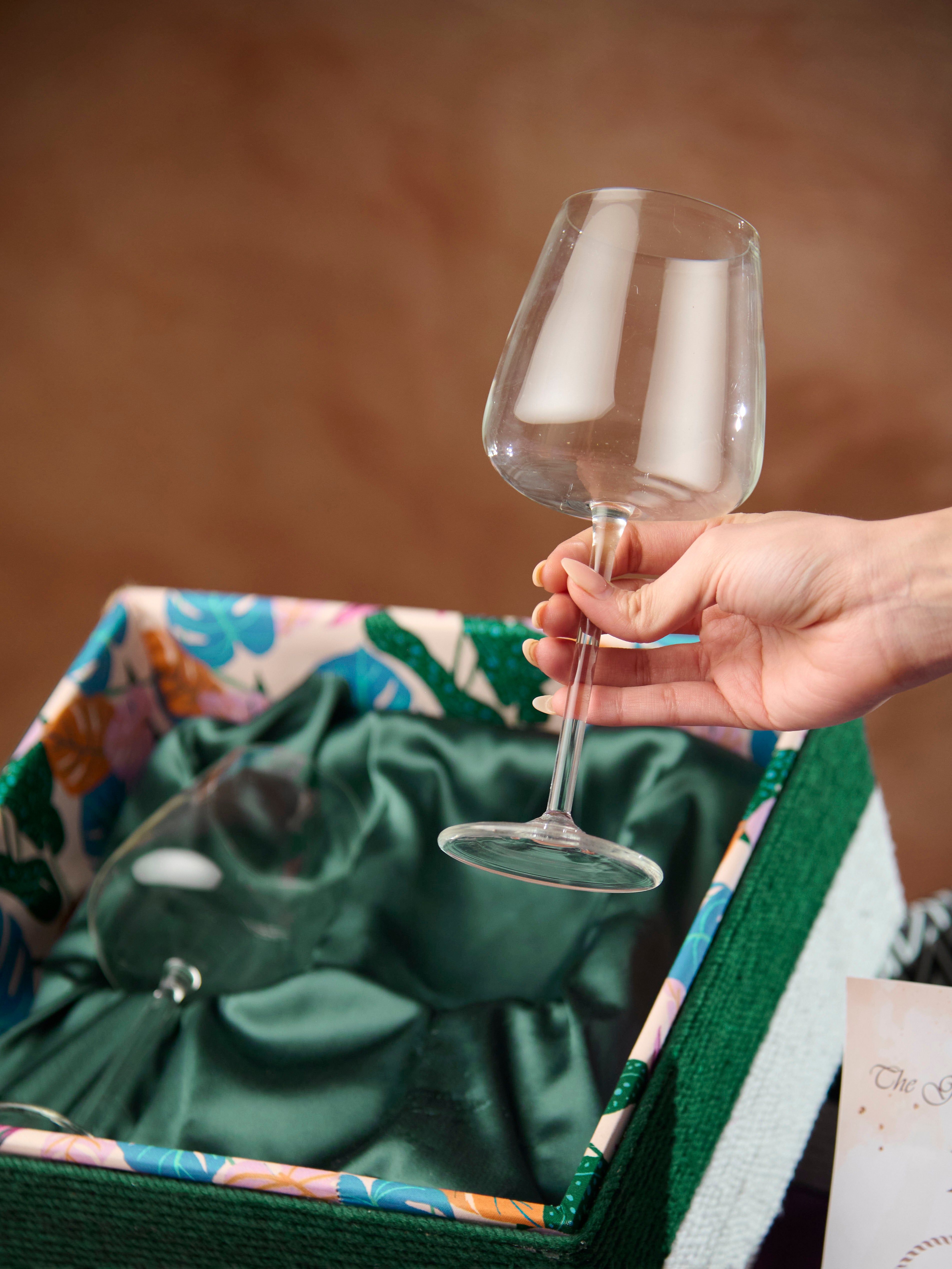 Soulmate Passion Wine Designer Glass With Gift Box | Set of 2