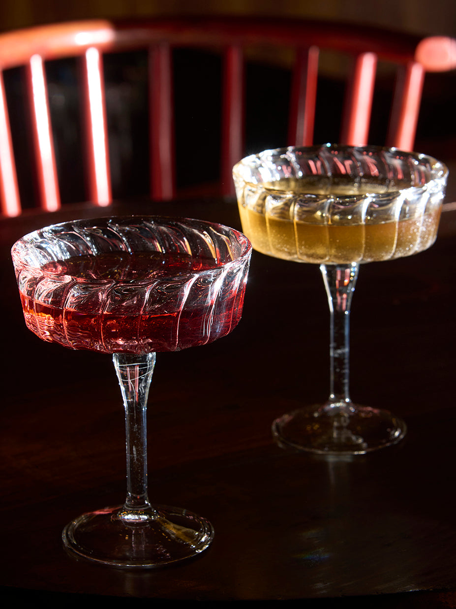 Mystic Mirage Fluted Mocktail Glass | 300 ml
