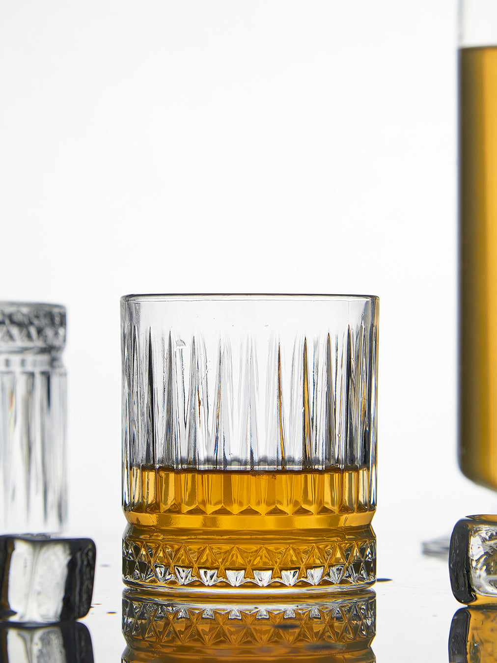 Fancy Fluting Whiskey Glass | Set of 6
