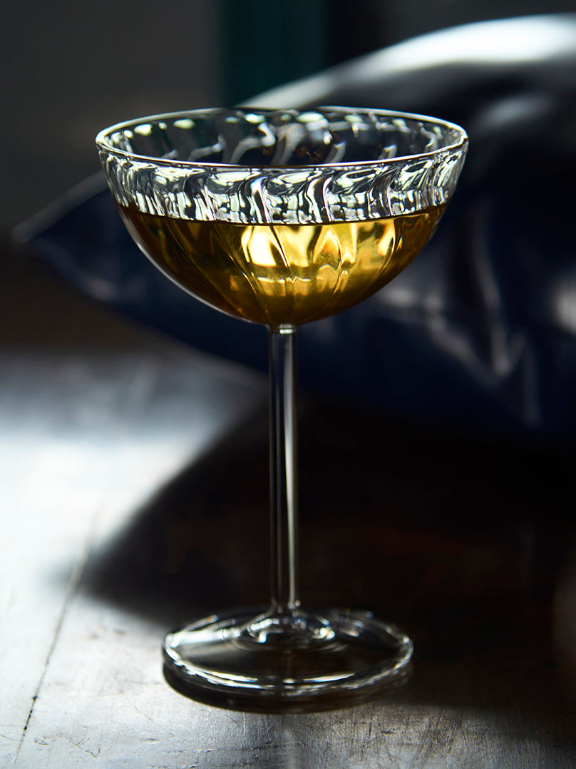 Twist & Sip Fluted Scoop Glass | 225 ml