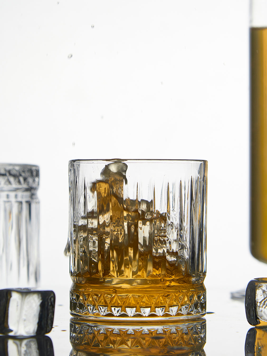 Fancy Fluting Whiskey Glass | Set of 6