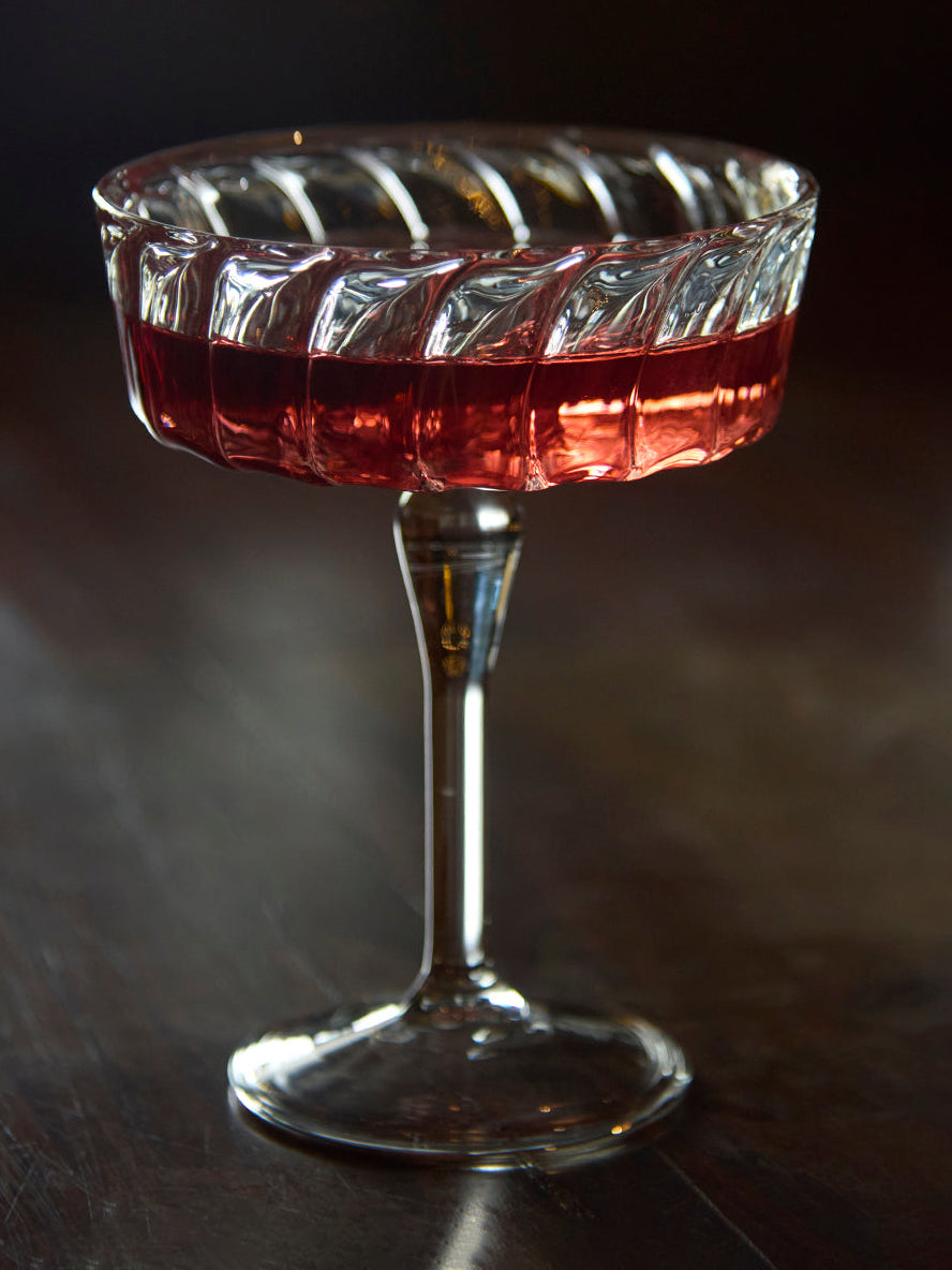 Mystic Mirage Fluted Mocktail Glass | 300 ml