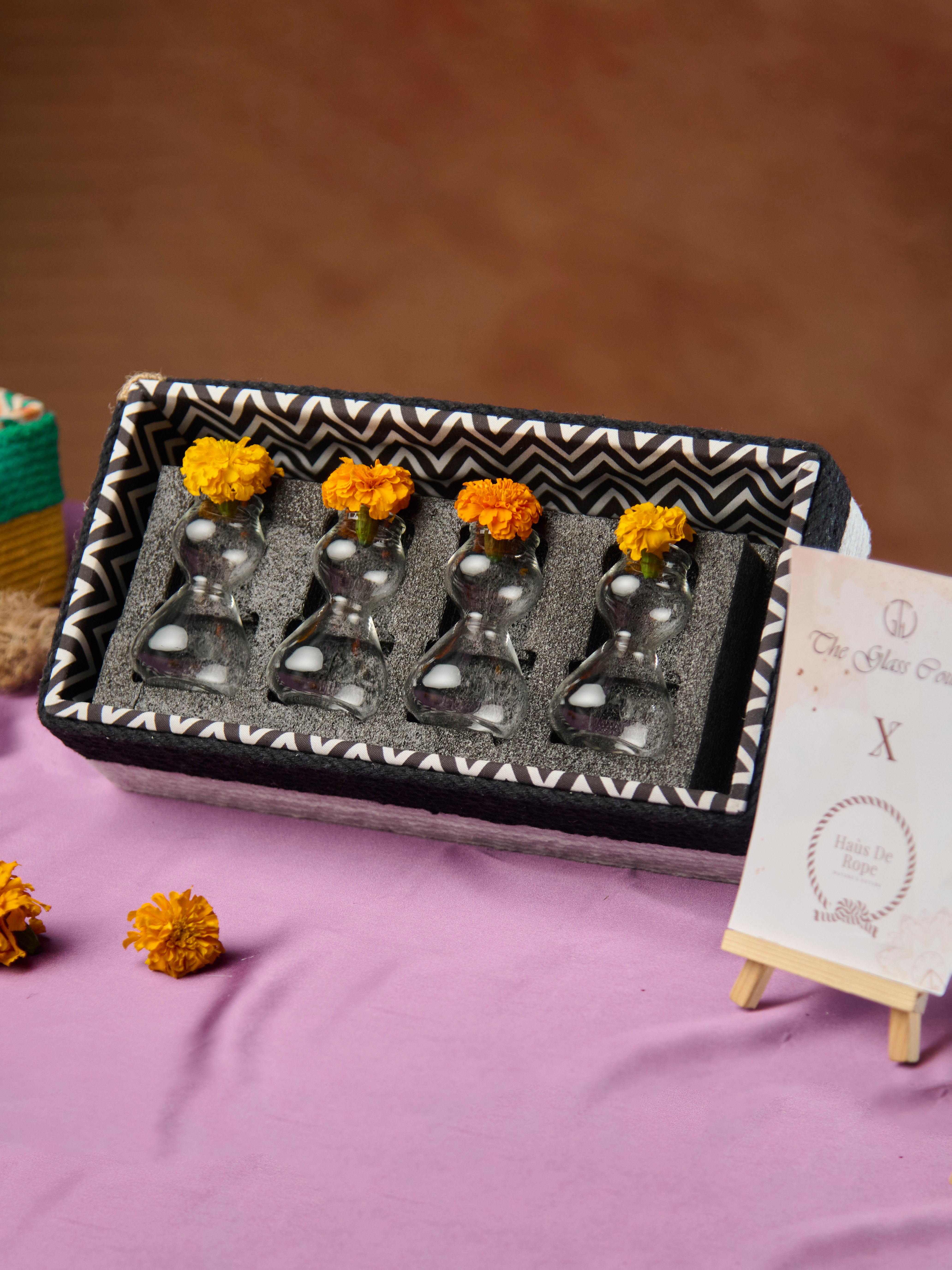 Premium Shot Glasses With Gift Box | Set of 4