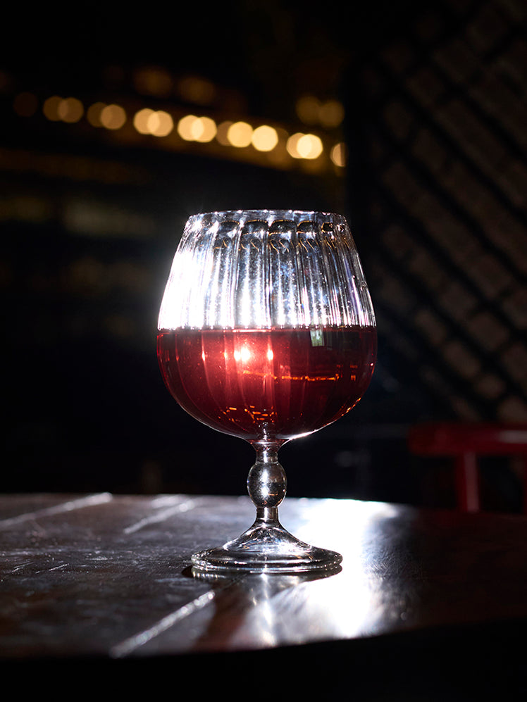 Royal Chalice Fluted Goblet Glass | 600 ml