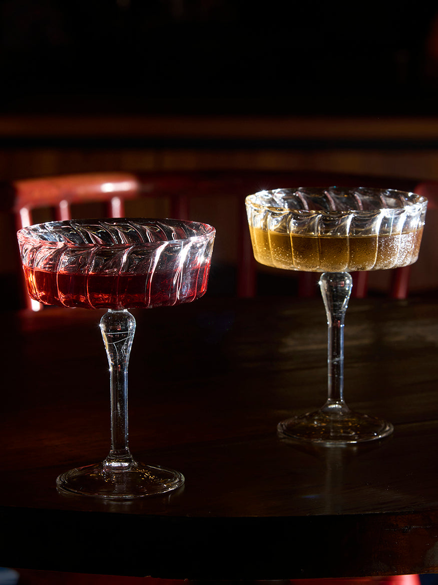 Mystic Mirage Fluted Mocktail Glass | 300 ml