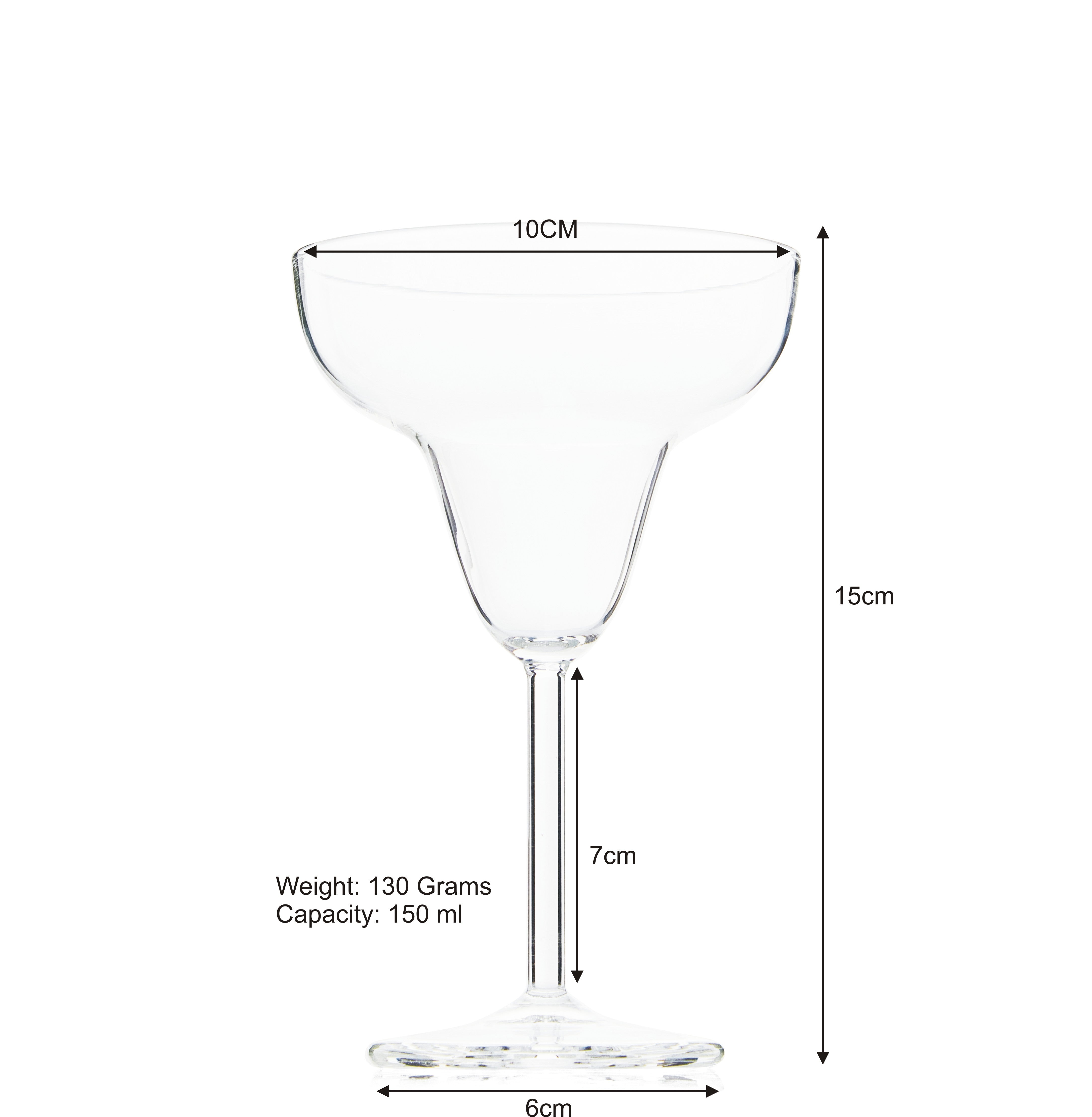 Bombay Sparkle Margarita Designer Glass | Set of 2,4,6