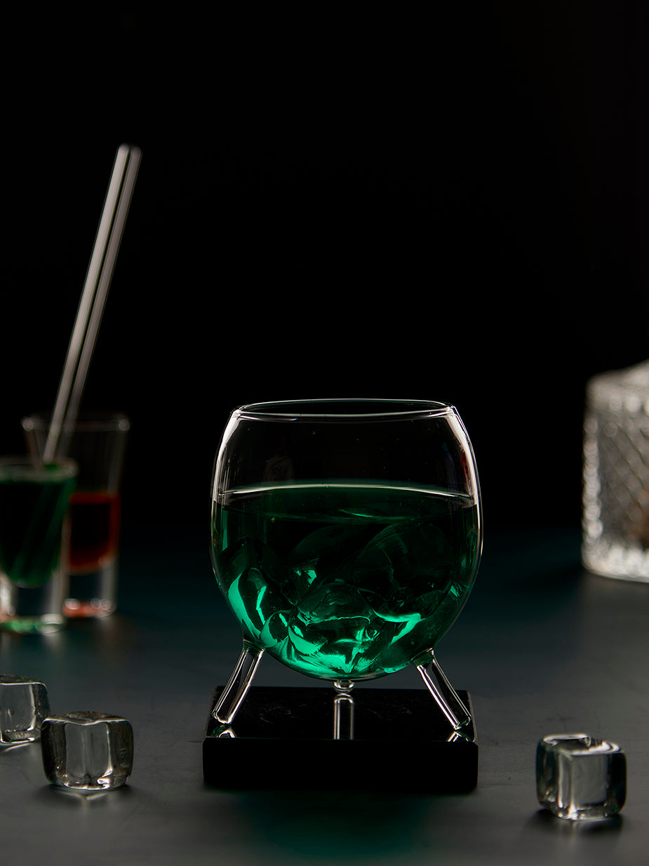 3 Legged Luxury Glass | 550ml | Set of 2,4,6