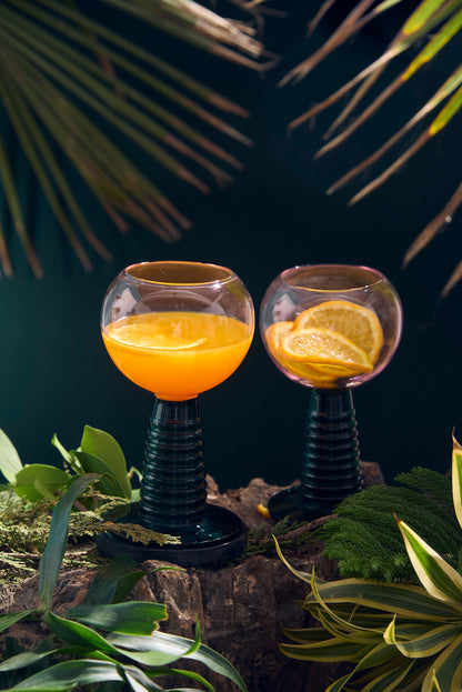 Rainbow Mocktail Glass | 400 ml | Set of 2, 4, 6