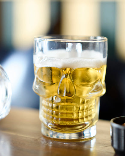 Skull Head Beer Glass | Set of 6