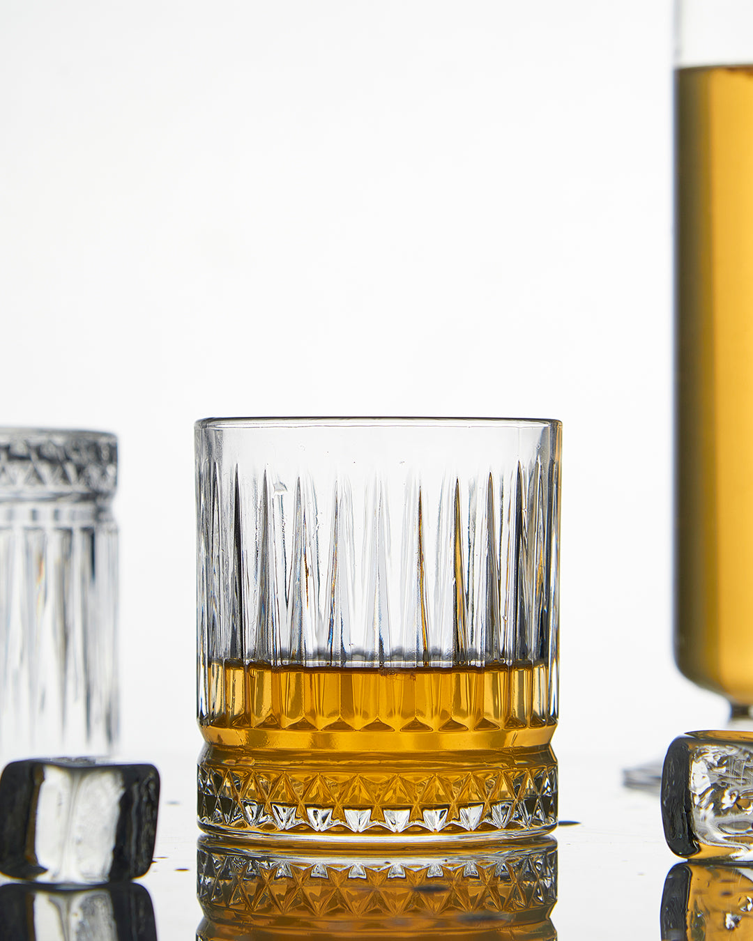 Fancy Fluting Whiskey Glass | Set of 6