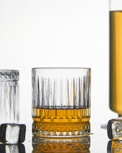 Fancy Fluting Whiskey Glass | Set of 6