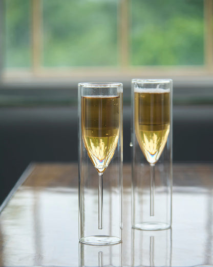 Imperial Double Walled Designer Glass with Gift Box | Set Of 2