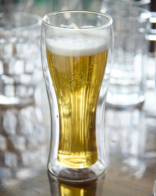 Double Wall Beer Glass | Single Piece