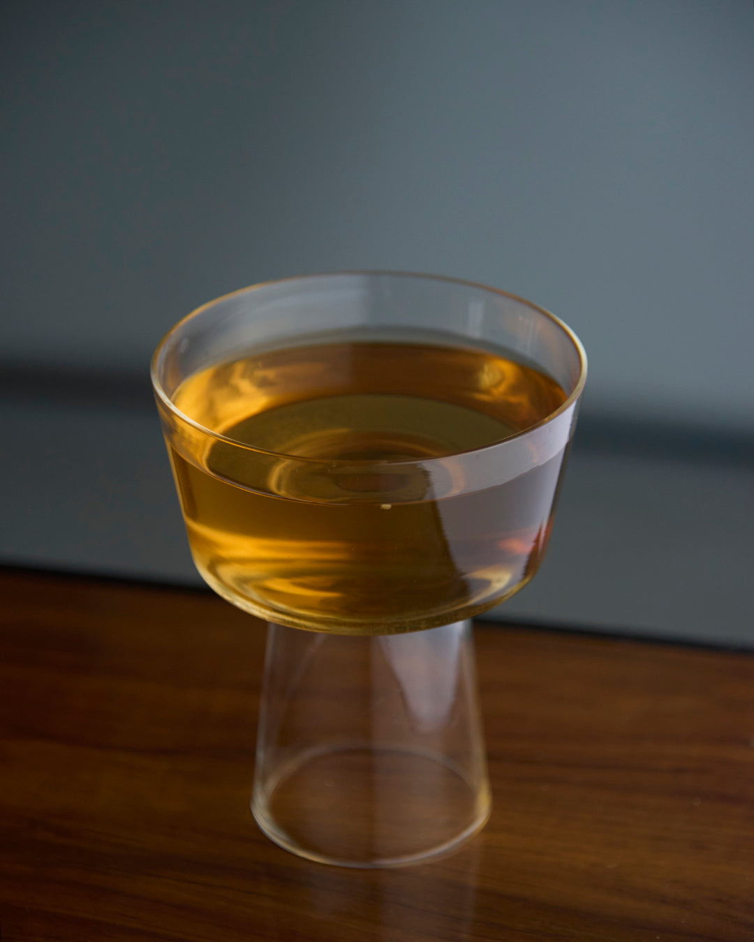 Clear glass sundae dessert cup for ice cream sundaes and layered desserts Ice cream sundae served in transparent glass dessert cup High clarity glass sundae cup for professional dessert serving