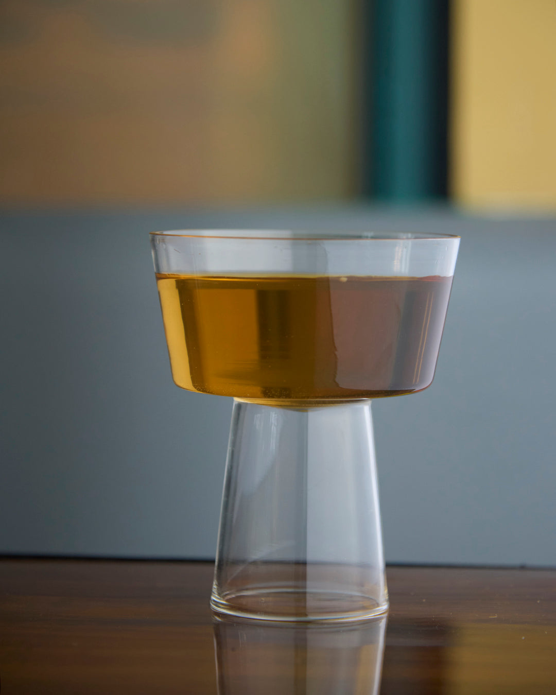 Clear glass sundae dessert cup for ice cream sundaes and layered desserts Ice cream sundae served in transparent glass dessert cup High clarity glass sundae cup for professional dessert serving