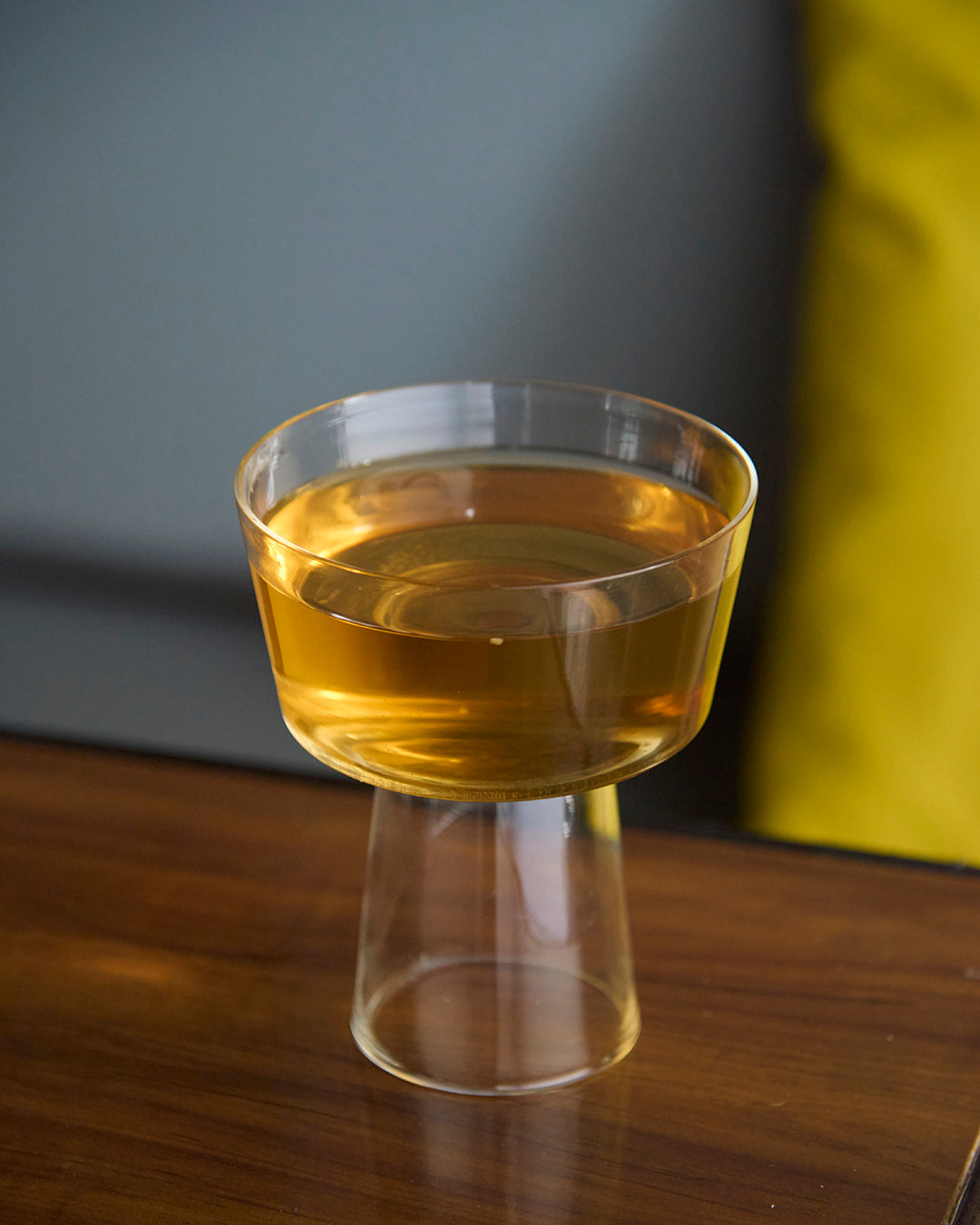 Clear glass sundae dessert cup for ice cream sundaes and layered desserts Ice cream sundae served in transparent glass dessert cup High clarity glass sundae cup for professional dessert serving