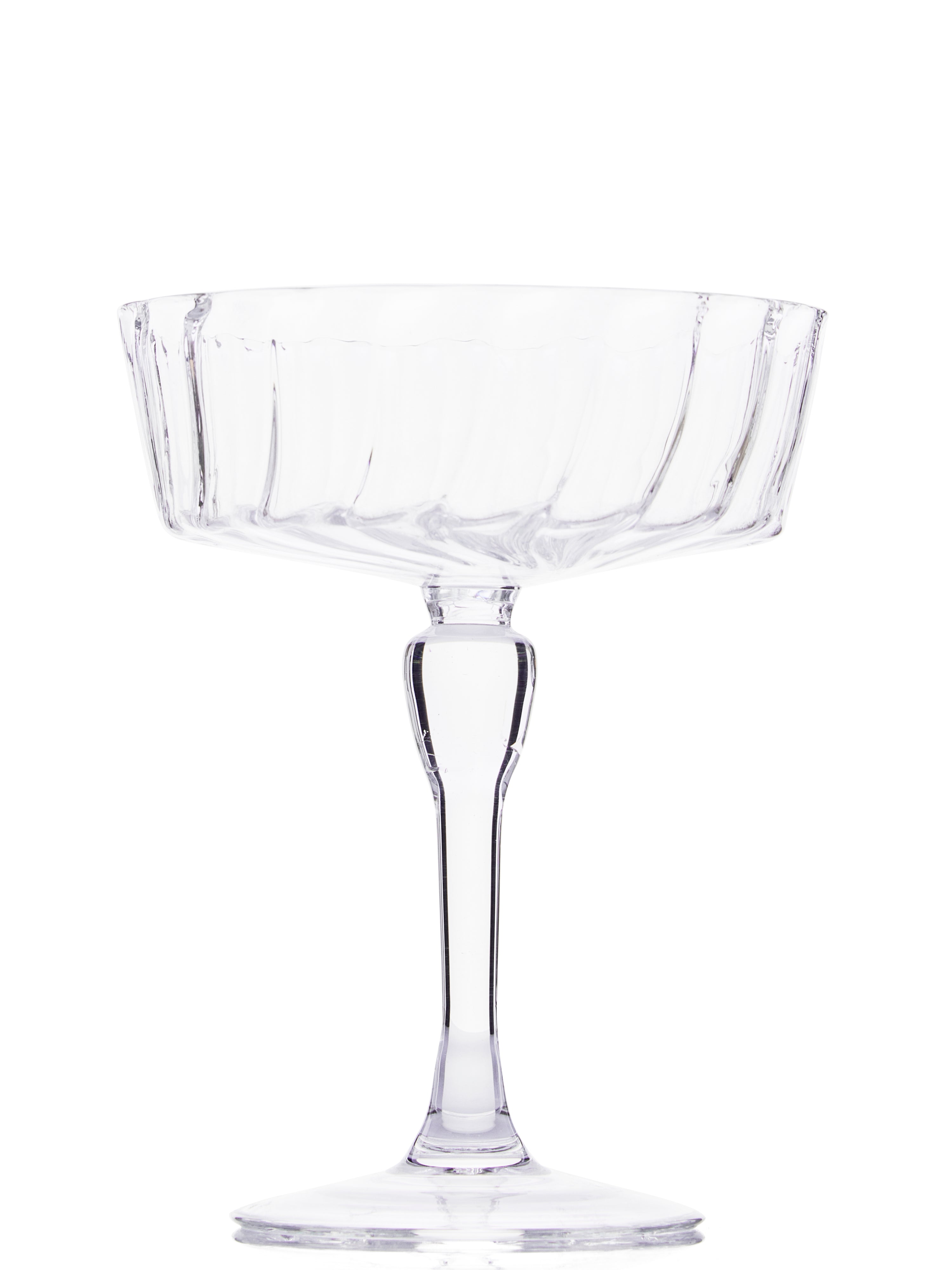 Mystic Mirage fluted mocktail glass designer drinkware Mystic Mirage fluted mocktail glass elegant designer glassware Fluted mocktail glass with Mystic Mirage design drinkware the glass couture collection
