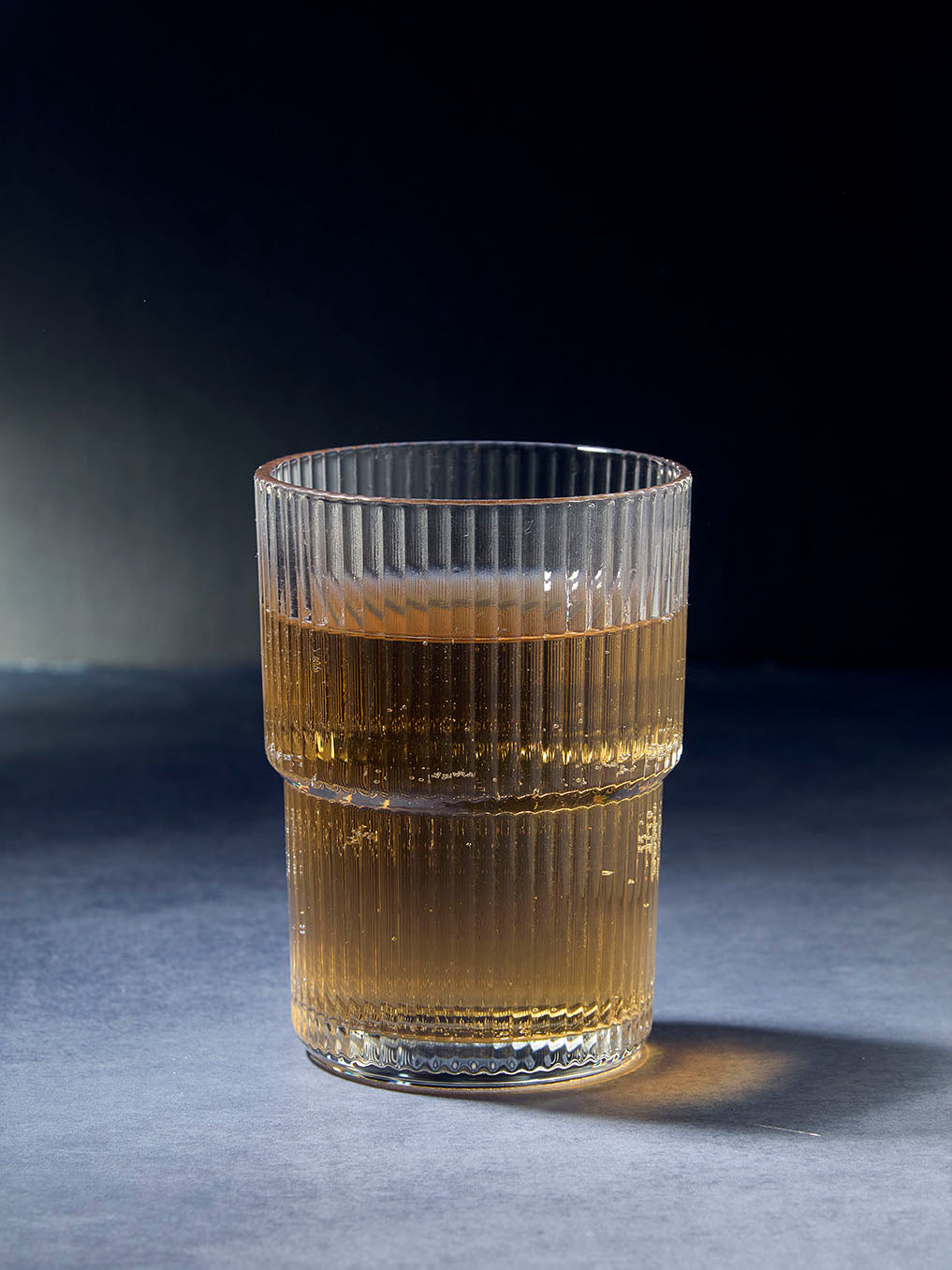 Ribbed Step Up Drinking Glass | Set of 6