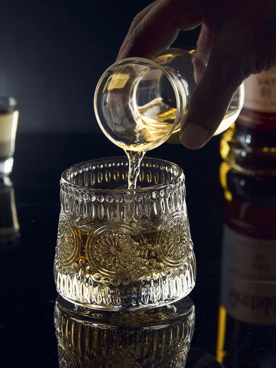 Mandala Dancing Whiskey Glass | Set of 6