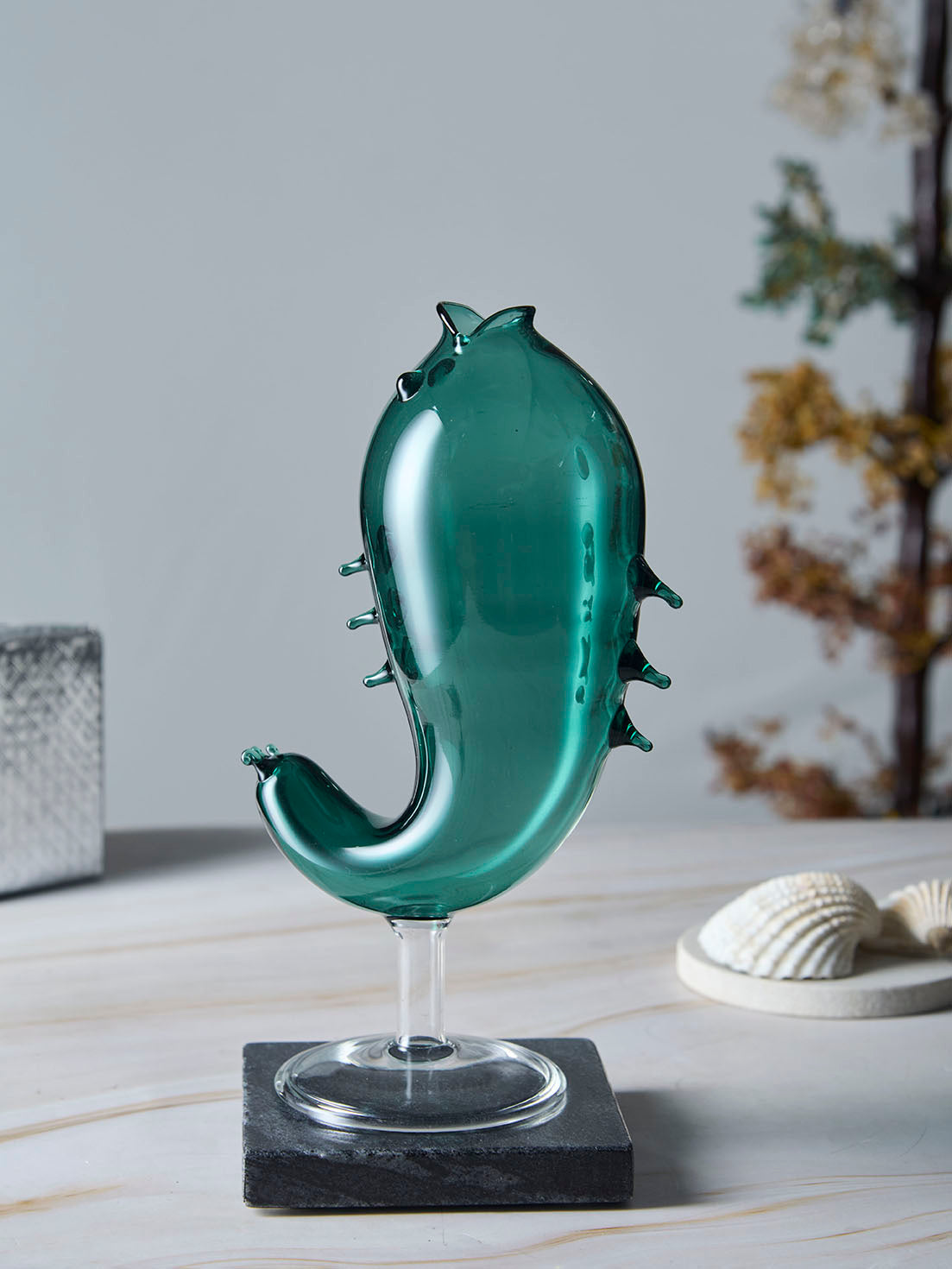 Colored Ocean Fishes Designer Glass | 350 ml | Set of 2, 4, 6