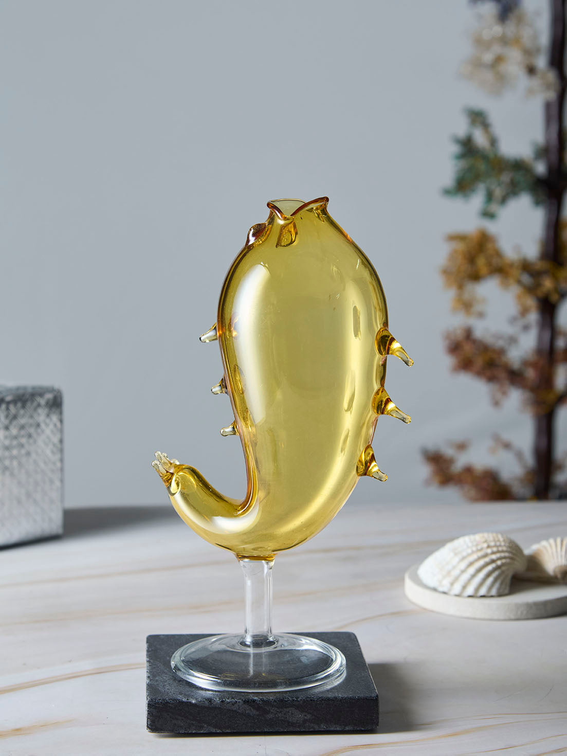 Colored Ocean Fishes Designer Glass | 350 ml | Set of 2, 4, 6