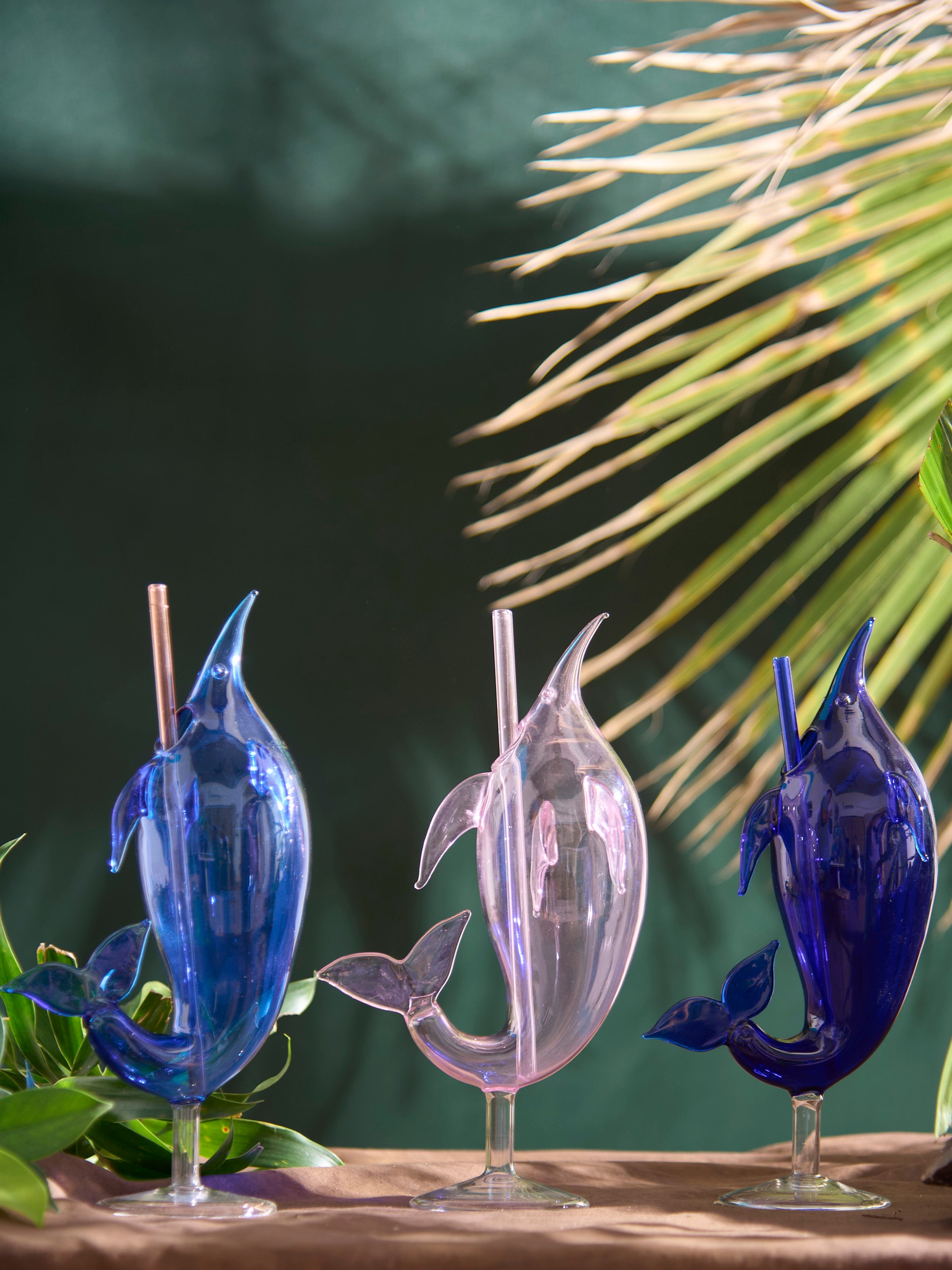 Coloured Dolphin Sip Cocktail | 400 ml | Set of 2, 4, 6