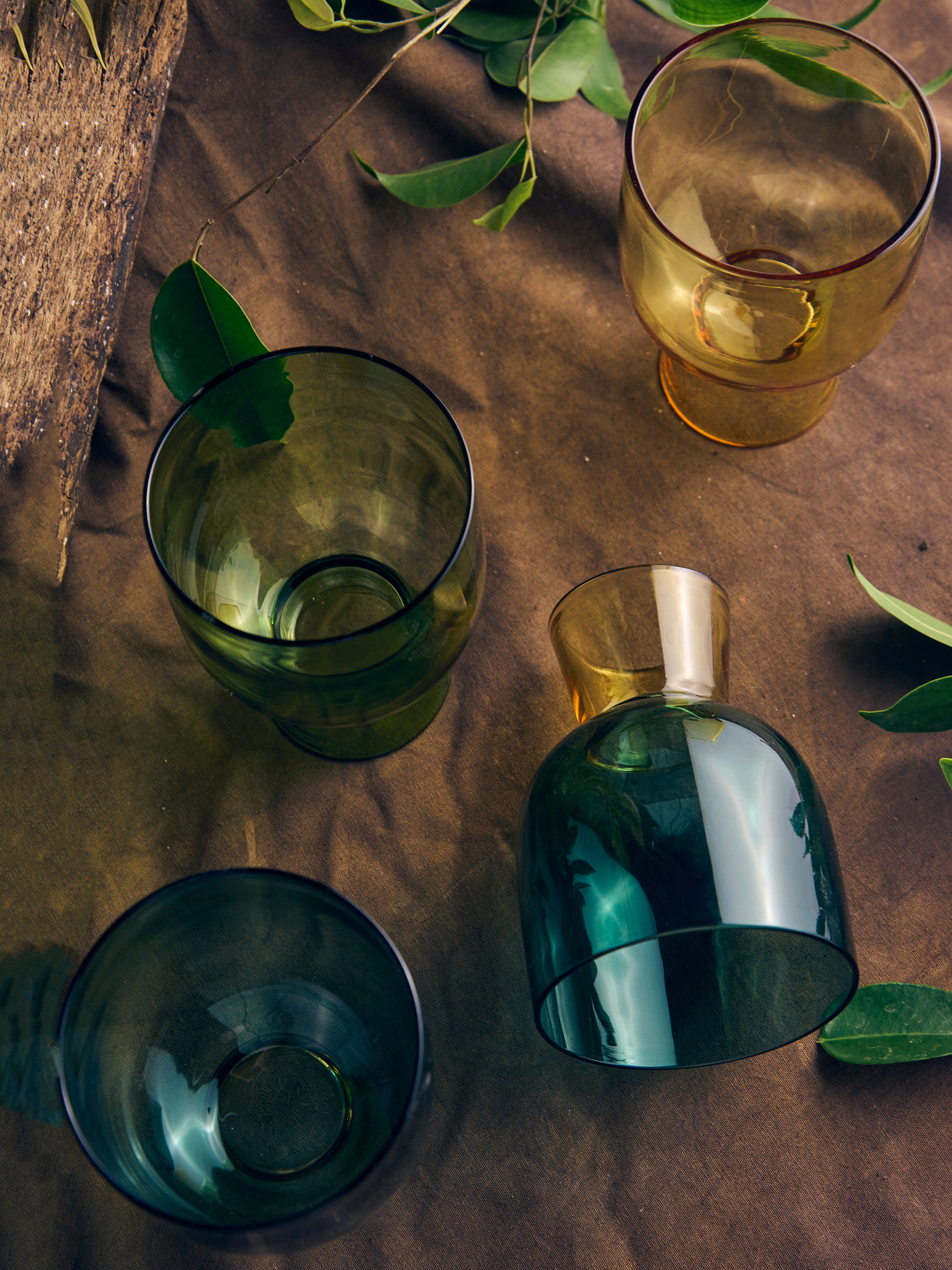 Coloured Coupe Glass | 275 ml | Set of 2, 4, 6