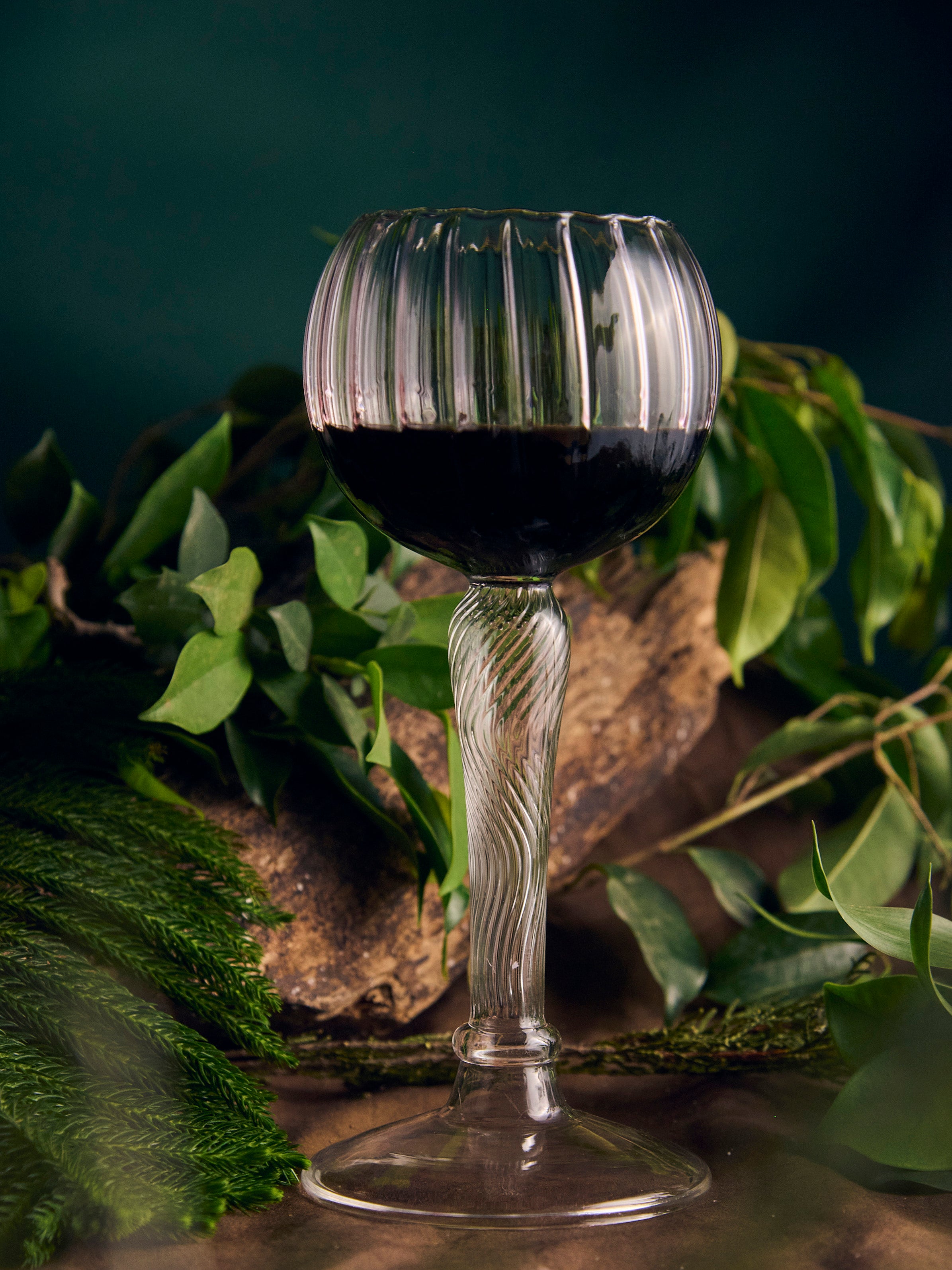 Ribbed Randy Designer Glass | 400 ml | Set of 2, 4, 6