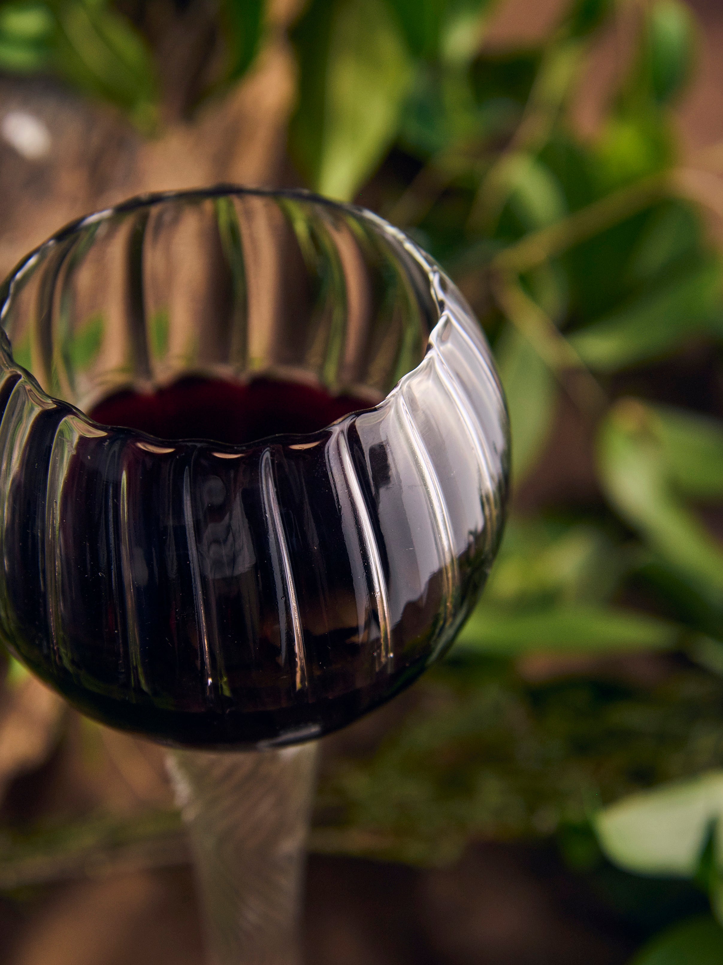 Ribbed Randy Designer Glass | 400 ml | Set of 2, 4, 6